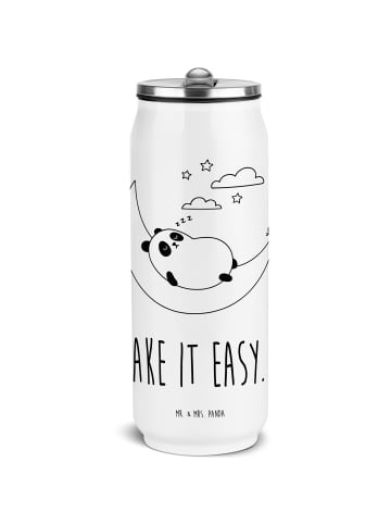Mr. & Mrs. Panda Thermo Trinkflasche Panda Easy mit Spruch in Weiß