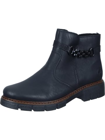 rieker Freizeit Stiefeletten in schwarz/schwarz