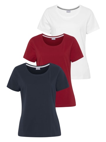 Eastwind T-Shirt in marine, rot, weiß