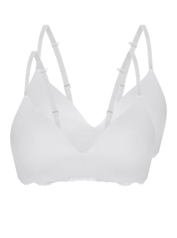 Sassa Soft-BH mit Einlage 2er Pack in weiß