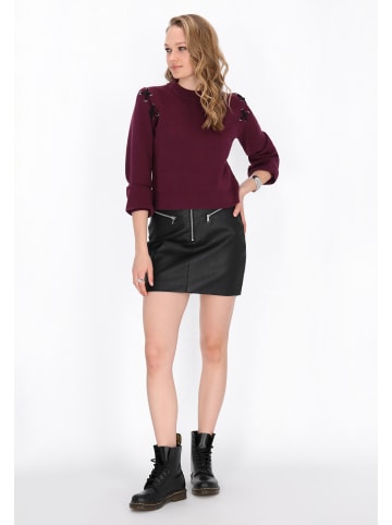 myMo ROCKS Women Sweater in burgundy