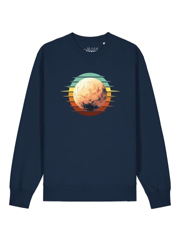 wat? Apparel Sweatshirt Pluto Retro Sunset in Dunkelblau