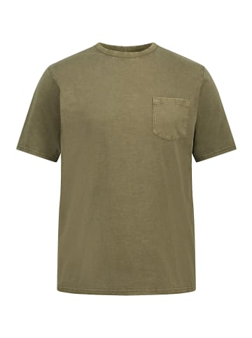 JP1880 Kurzarm T-Shirt in palmen grün