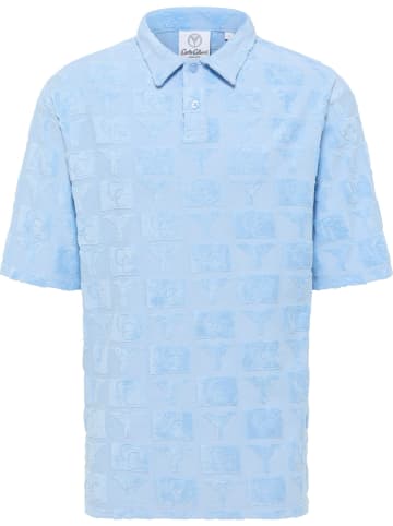 Carlo Colucci Poloshirt Echner in Blau