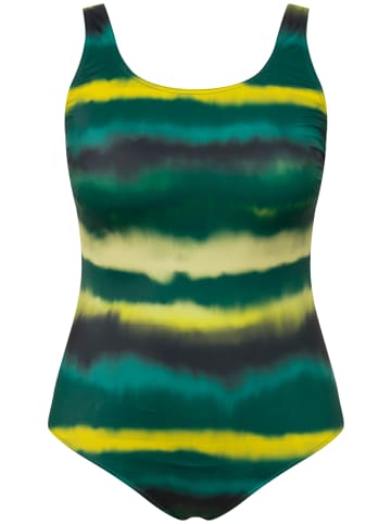 Ulla Popken Badeanzug in grün
