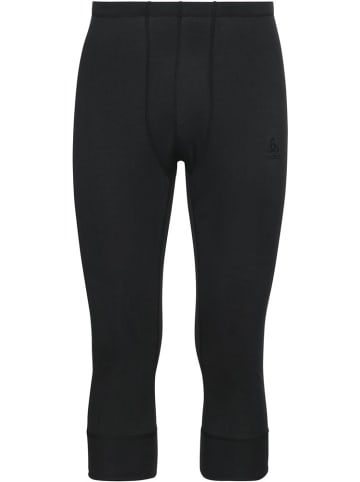 Odlo Funktionsunterwäsche "Bl Bottom 3/4 Active Warm Eco" in Schwarz