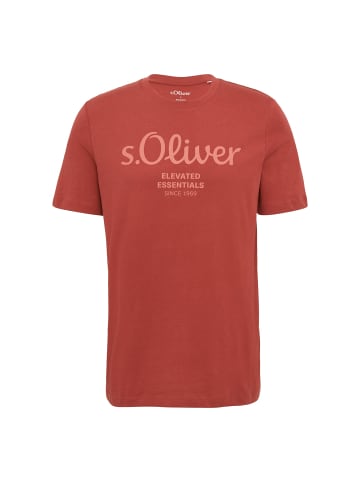 s.Oliver T-Shirt 1er Pack in Rot