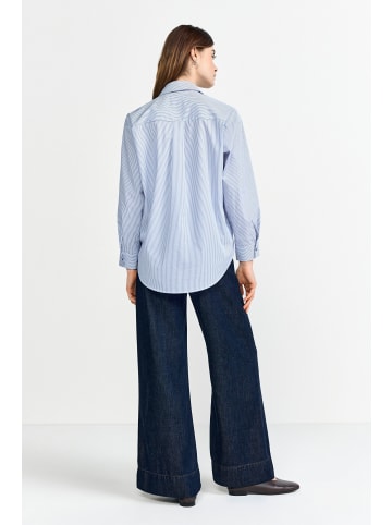 Rich & Royal Bluse in indigo weiß