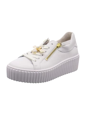 Gabor Plateau Schnürschuhe in Weiß