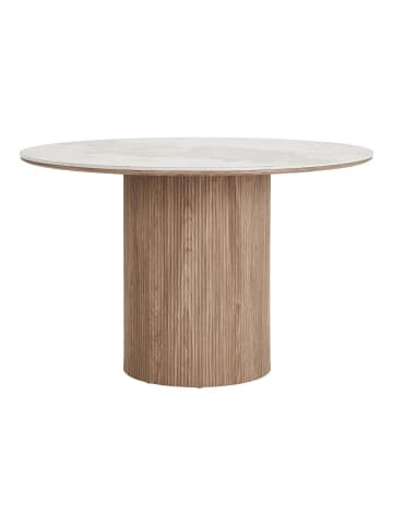 ebuy24 Esstisch Isa Weiß 120 x 120 cm