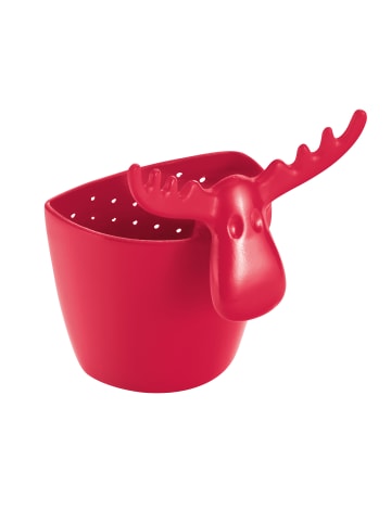 koziol RUDOLF - Teesieb in raspberry red