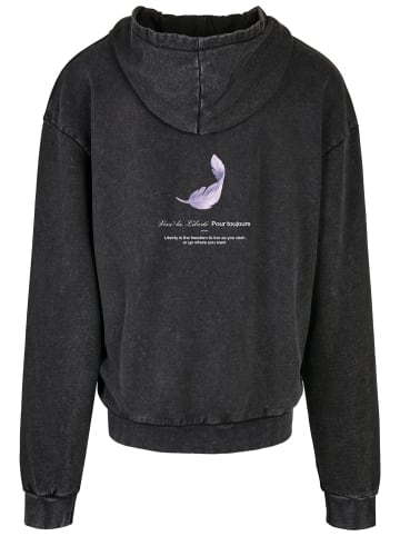 Mister Tee Mister Tee Vive la Liberte Oversize Hoody in acid black