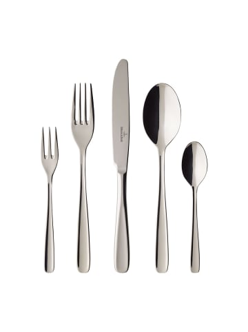 Villeroy & Boch 180-tlg. Tafelbesteck Liam in Silber – in silber