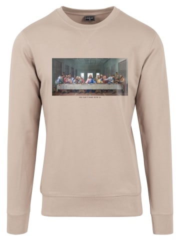 Mister Tee Crewneck-Sweater in darksand