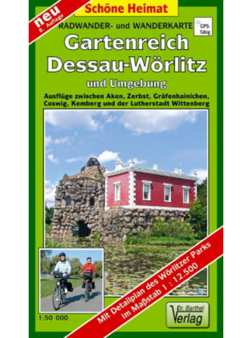 Barthel Landkarte/Globus - Doktor Barthel Karte Gartenreich Dessau-Wörlitz und Umg