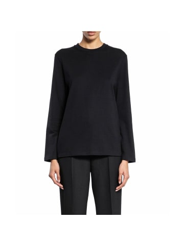 Jil Sander Weiß Schwarz Baumwolle Lang Ärmel T-Shirt