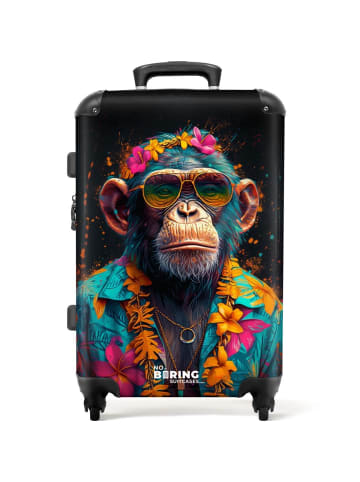 NoBoringSuitCases Suitcase Charmantes Schimpansen-Graffiti-Design –