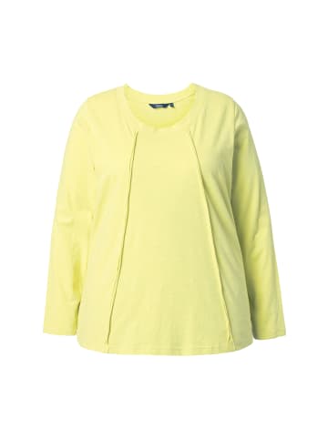 Ulla Popken Langarmshirt in grüngelb