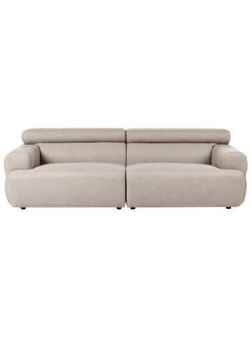 Beliani 3-Sitzer Sofa HOVDEN in Beige - (W) 210 x (H) 69 x (L) 95 cm