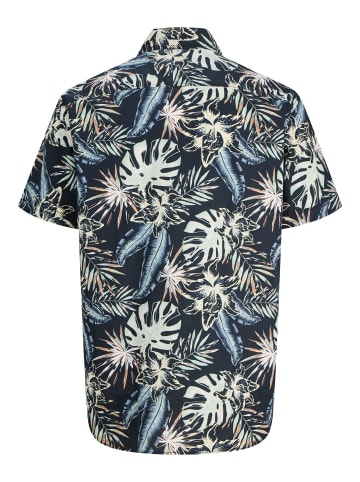 JACK & JONES PLUS Hawaii-Hemd in Black