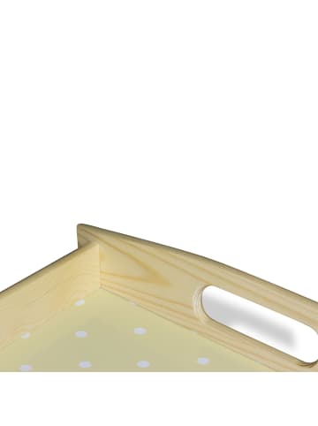 Mr. & Mrs. Panda Tablett Hasen Muschel ohne Spruch in Gelb Pastell