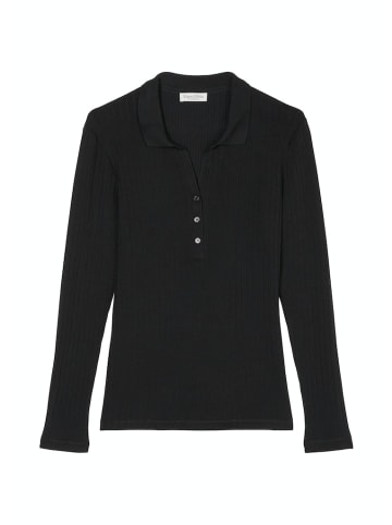 Marc O'Polo POLOS LONG SLEEVE in Schwarz