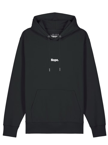 wat? Apparel Sweatshirt Nope in Schwarz