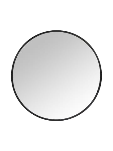 relaxdays Spiegel in Schwarz - 40 cm