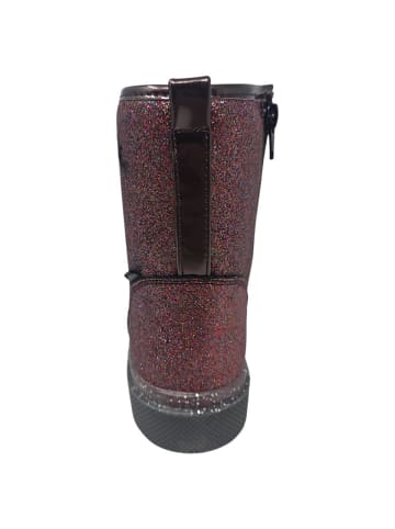 Lico Schnürstiefel Glitzer in Lila