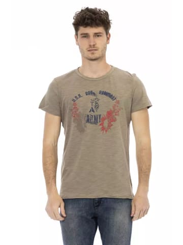 Trussardi Action Blau Grün Baumwolle Herren T-Shirt