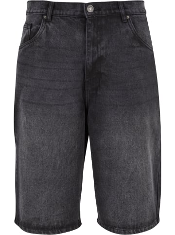 Urban Classics Jeans-Shorts in black washed