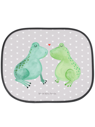 Mr. & Mrs. Panda Sonnenschutz Auto Frosch Liebe ohne Spruch in Grau Pastell