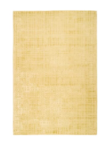 Kayoom Wohnzimmer Teppich – Kurzflorteppich Karma 125 in gold - rechteckig