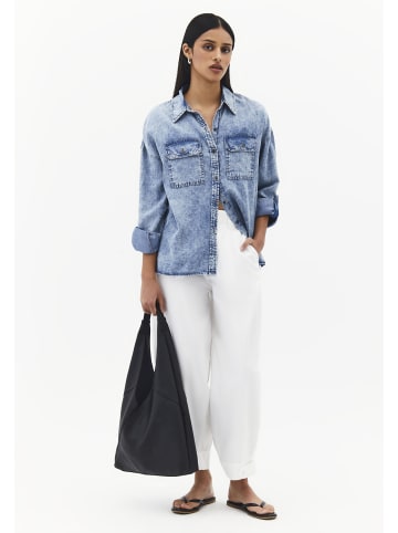 OXXO Hemdbluse BLUE WASH DENIM