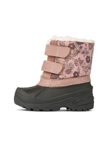 Wheat Winterstiefel Thy Thermo Print in dusty rouge