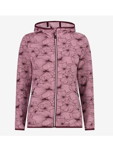 cmp Fleecejacke, Funktionsjacke WOMAN JACKET FIX HOOD in Pink