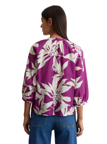 Marc O'Polo Print-Bluse regular in multi/fresh berry