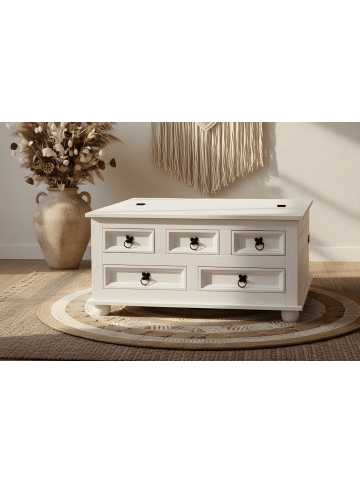 ebuy24 Couchtisch New Mexico Braun 92 x 92 cm