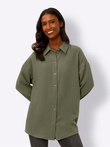 Heine Hemdbluse in khaki