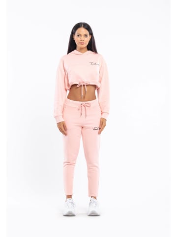 Tom Barron Jogginganzug Cropped Top in pink