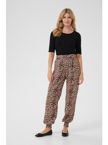 Cream Casual Hose CRVenta Loose fit in Animal Neutral