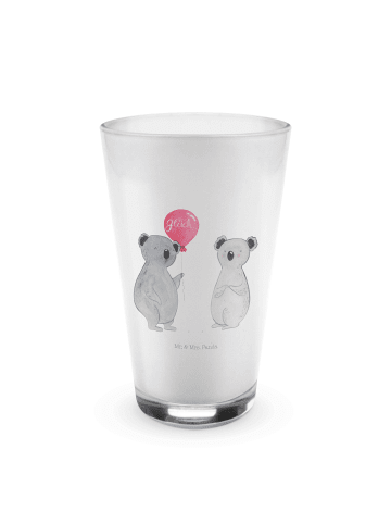 Mr. & Mrs. Panda Glas Koala Luftballon ohne Spruch in Transparent