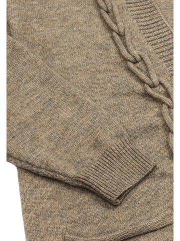 caissa Damen Strickjacke in Taupe Melange