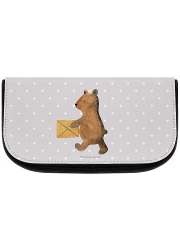 Mr. & Mrs. Panda kulturtäschchen Bär Zuhause ohne Spruch in Grau Pastell