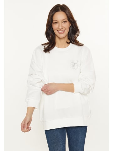 Usha Women Sweatshirt in white
