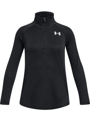 Under Armour Kinder Longsleeve "UA Tech Graphic 1/2 Zip" in Schwarz