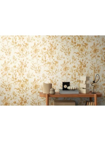 A.S. Création Tapete Blooming Symphony in Weiß-Gelb 