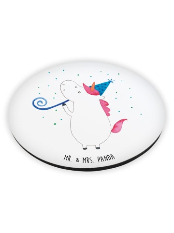 Mr. & Mrs. Panda magnet Einhorn Party ohne Spruch in Weiß