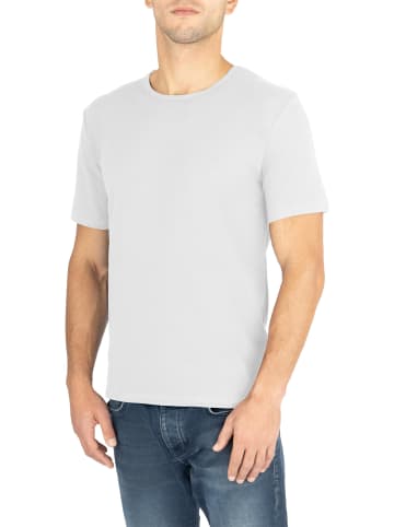 normani 2er Set Herren T-Shirts aus Bio-Baumwolle Nyons in Schwarz/Weiß