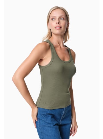 Organication Top "SOFFIA" in Oliv